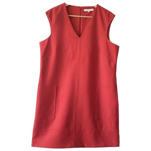 Pre-owned Gerard Darel Wool Mini Dress In Red