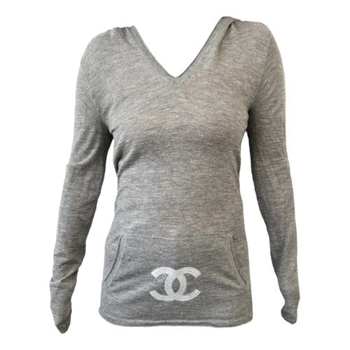 Pre-owned Chanel Cashmere Tunic In Grey