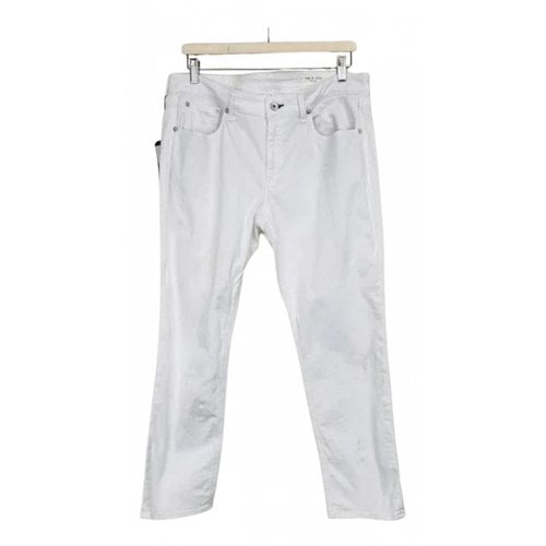 Pre-owned Rag & Bone Jeans In White