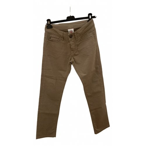 Pre-owned Cycle Straight Jeans In Camel