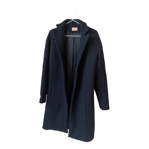 Pre-owned Cacharel Wool Coat In Navy