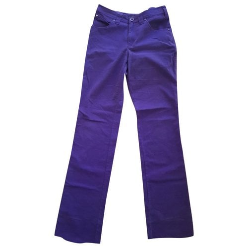 Pre-owned Armani Jeans Jeans In Purple