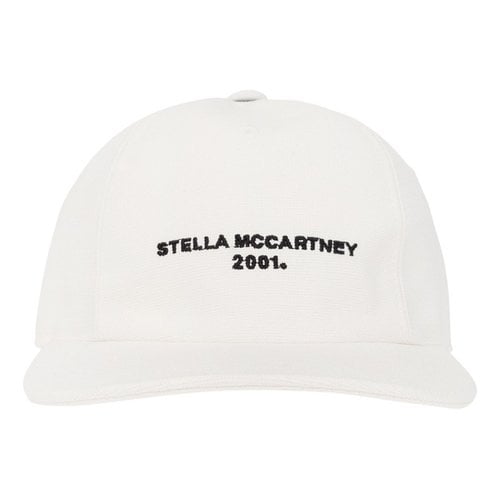 Pre-owned Stella Mccartney Cloth Cap In White