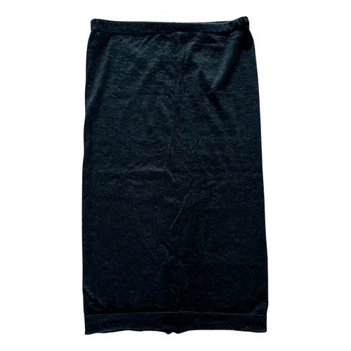 Pre-owned Isabel Marant Cashmere Mid-length Skirt In Anthracite