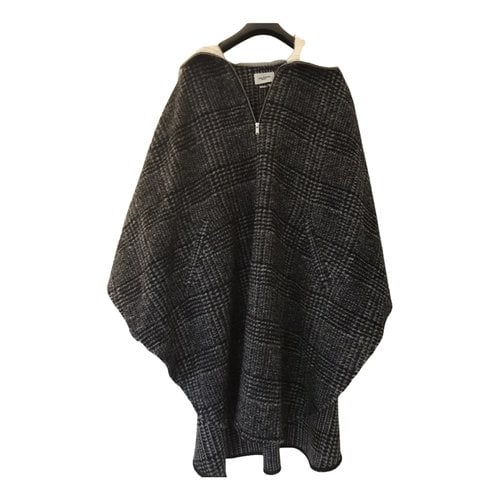 Pre-owned Isabel Marant Étoile Wool Cape In Black