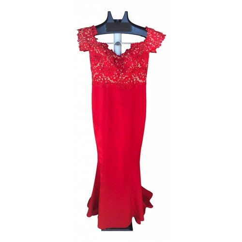 Pre-owned Elle Zeitoune Maxi Dress In Red