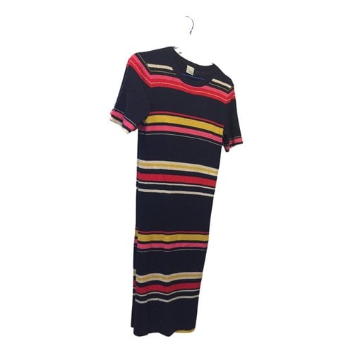 Pre-owned Iris & Ink Mid-length Dress In Multicolour