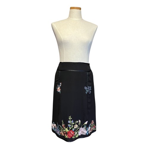 Pre-owned Dkny Silk Mid-length Skirt In Multicolour