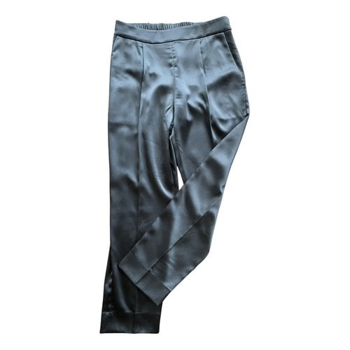 Pre-owned Second Female Trousers In Khaki