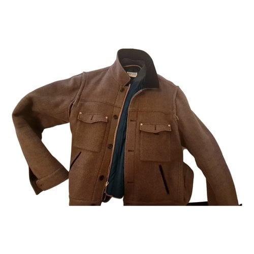 Pre-owned Kenzo Wool Jacket In Brown