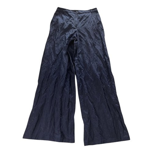 Pre-owned Brock Collection Large Pants In Blue