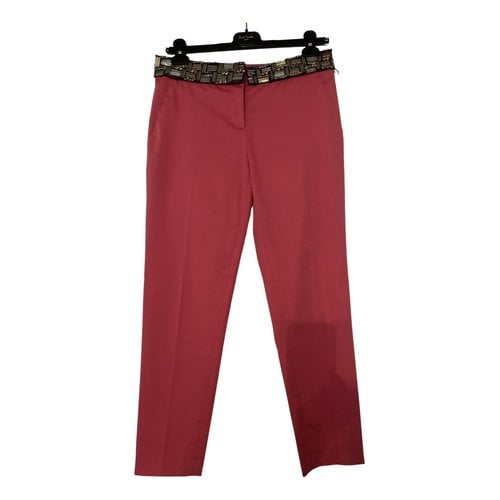 Pre-owned Frankie Morello Trousers In Pink