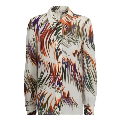 Pre-owned Givenchy Silk Blouse In Multicolour