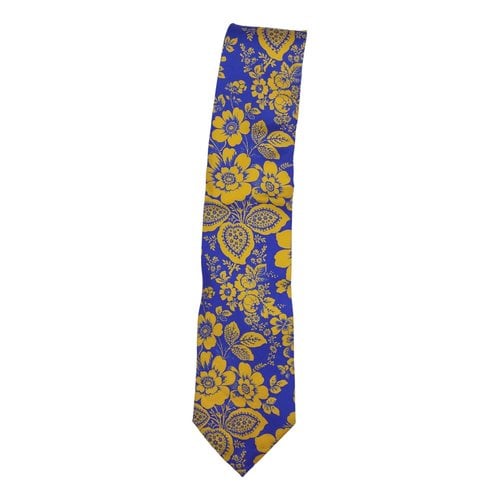 Pre-owned Jc De Castelbajac Silk Tie In Blue