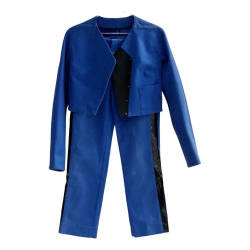 Pre-owned Roland Mouret Suit Jacket In Blue