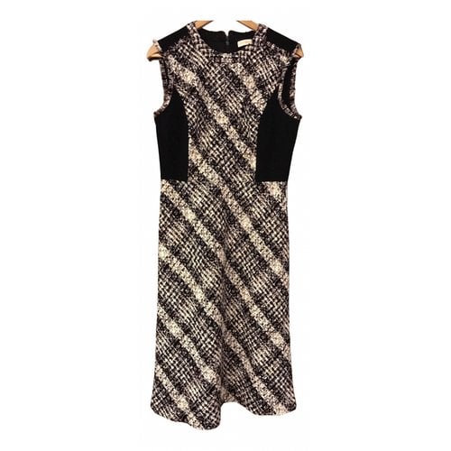Pre-owned Tory Burch Tweed Mid-length Dress In Multicolour