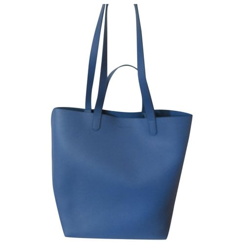 Pre-owned Marc O'polo Leather Handbag In Blue
