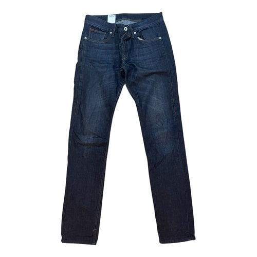 Pre-owned Moschino Love Straight Jeans In Blue