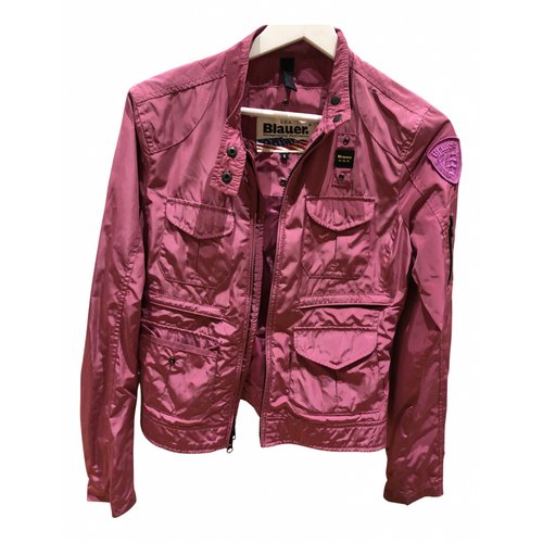 Pre-owned Blauer Biker Jacket In Pink