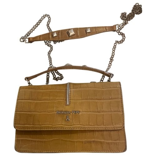 Pre-owned Patrizia Pepe Leather Handbag In Brown