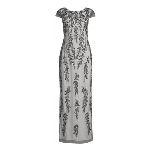 Pre-owned Adrianna Papell Maxi Dress In Grey