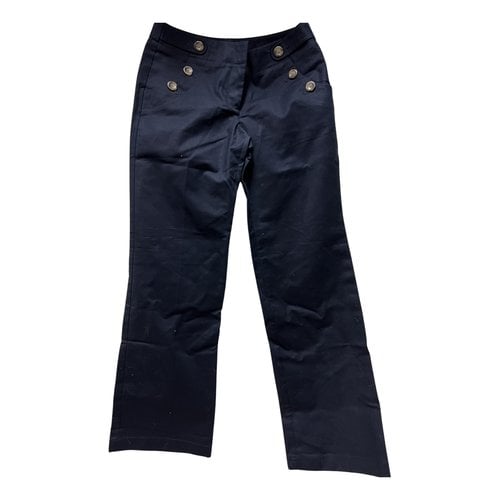 Pre-owned Ann Taylor Trousers In Blue