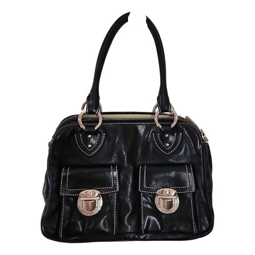 Pre-owned Marc Jacobs Leather Satchel In Black