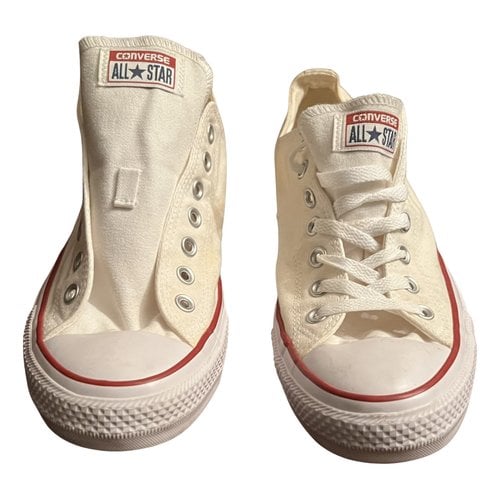 Pre-owned Converse Trainers In White