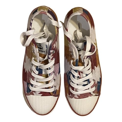 Pre-owned Isabel Marant Cloth Trainers In Multicolour