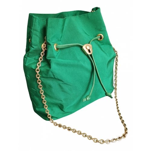 Pre-owned Zenith Cloth Handbag In Green