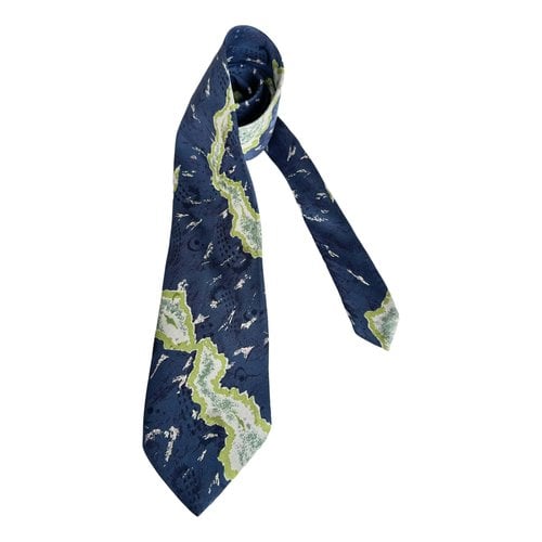Pre-owned Issey Miyake Silk Tie In Multicolour