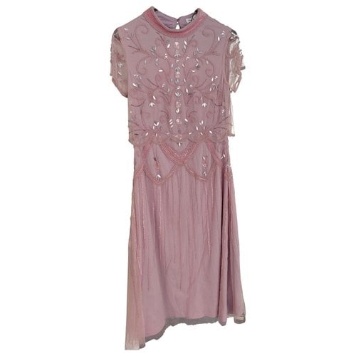 Pre-owned Frock And Frill Mid-length Dress In Pink