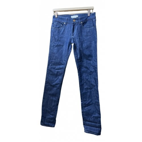Pre-owned Chloé Slim Jeans In Blue