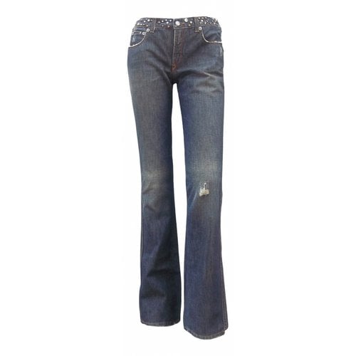 Pre-owned Costume National Large Jeans In Blue