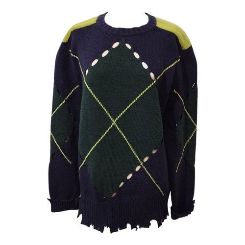 Pre-owned Msgm Wool Jumper In Multicolour