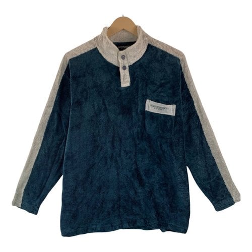 Pre-owned Kansai Yamamoto Silk Sweatshirt In Navy
