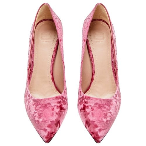 Pre-owned 8 By Yoox Velvet Heels In Pink