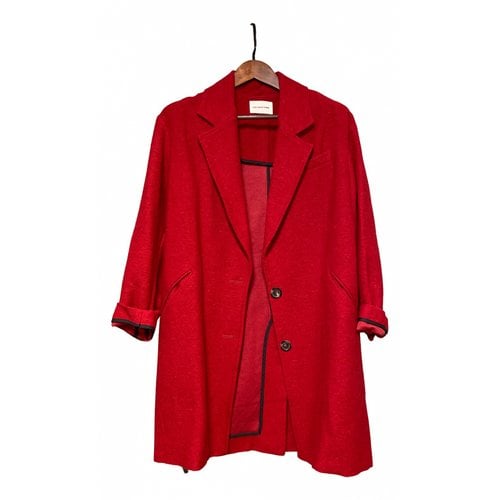Pre-owned Isabel Marant Étoile Wool Coat In Red