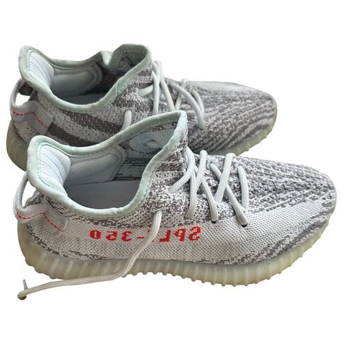 Pre-owned Yeezy X Adidas Boost 350 V2 Trainers In Blue