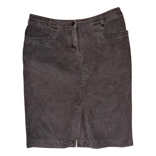 Pre-owned Trussardi Mini Skirt In Anthracite