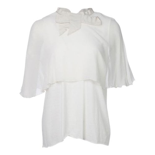 Pre-owned Lanvin Top In White