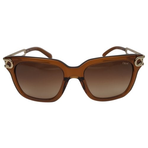 Pre-owned Chloé Sunglasses In Brown
