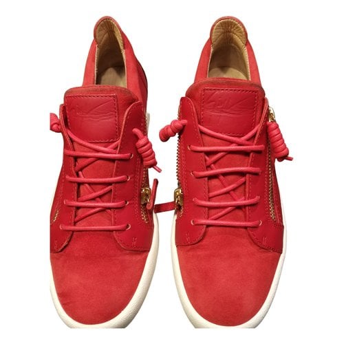 Pre-owned Giuseppe Zanotti Trainers In Red