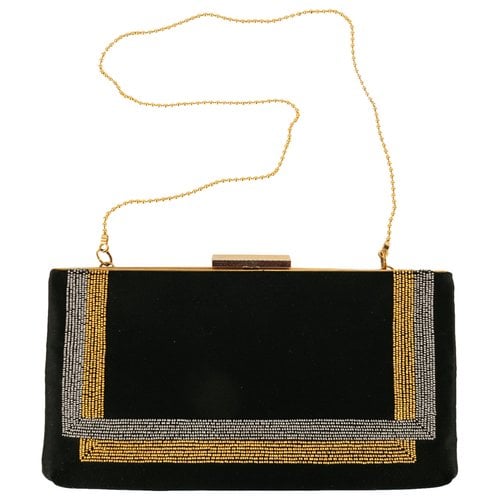Pre-owned Pierre Cardin Silk Handbag In Black