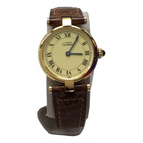 Pre-owned Cartier Watch In Brown