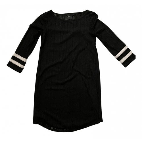 Pre-owned Armani Exchange Mini Dress In Black