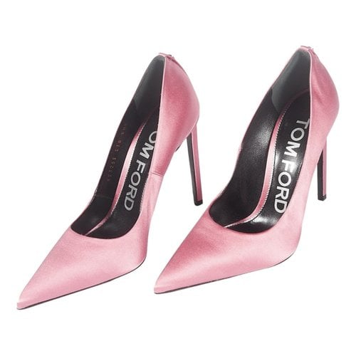 Pre-owned Tom Ford Cloth Heels In Pink