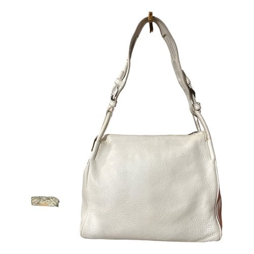 Pre-owned Prada Leather Handbag In White