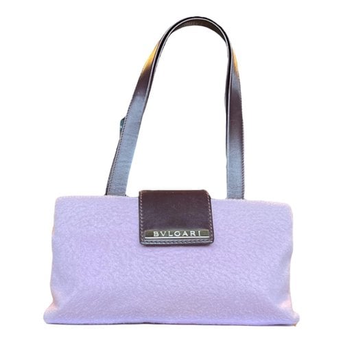 Pre-owned Bvlgari Bulgari Leather Handbag In Purple