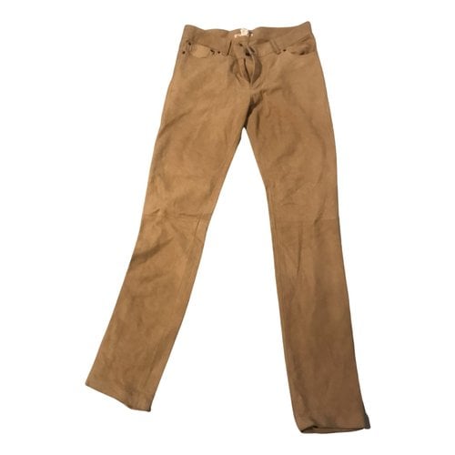 Pre-owned Bonpoint Slim Pants In Beige